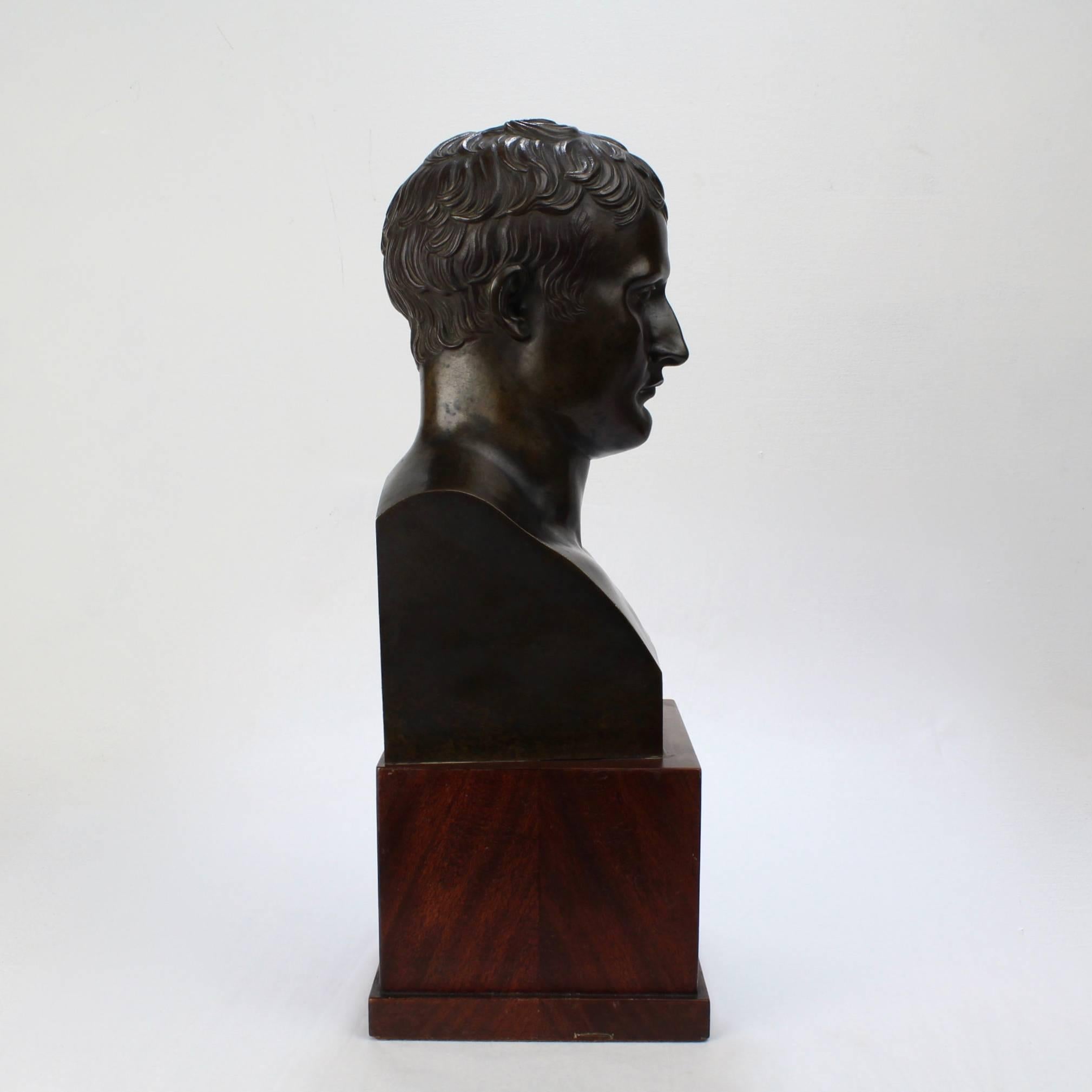 napoleon bust bronze