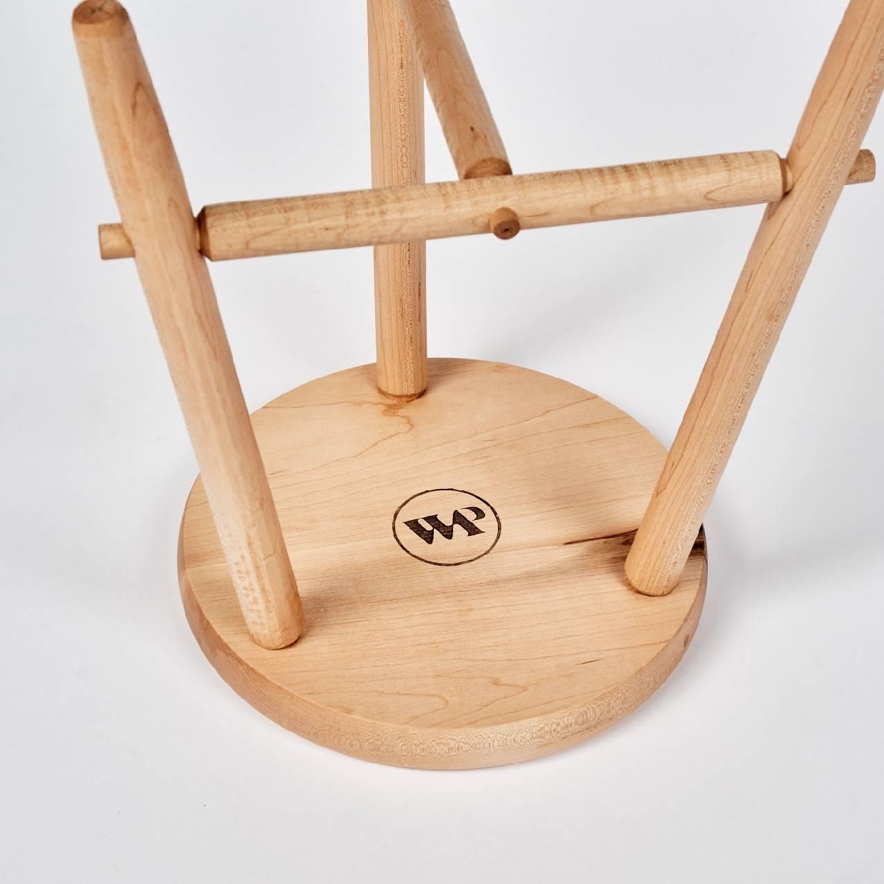 Tripod Stool in Maple by Max Greenberg for Works Progress, 2016 1