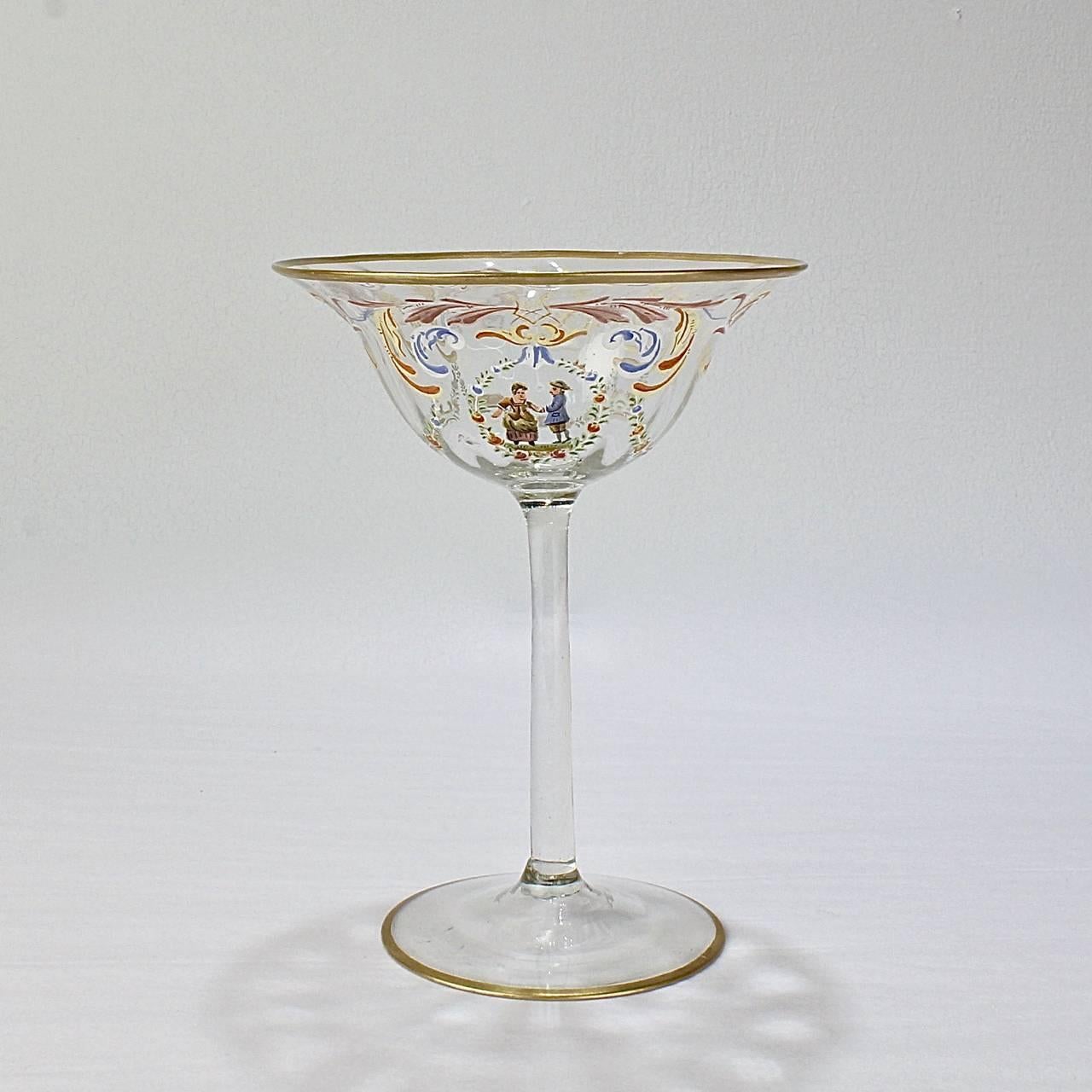 1930 champagne glasses