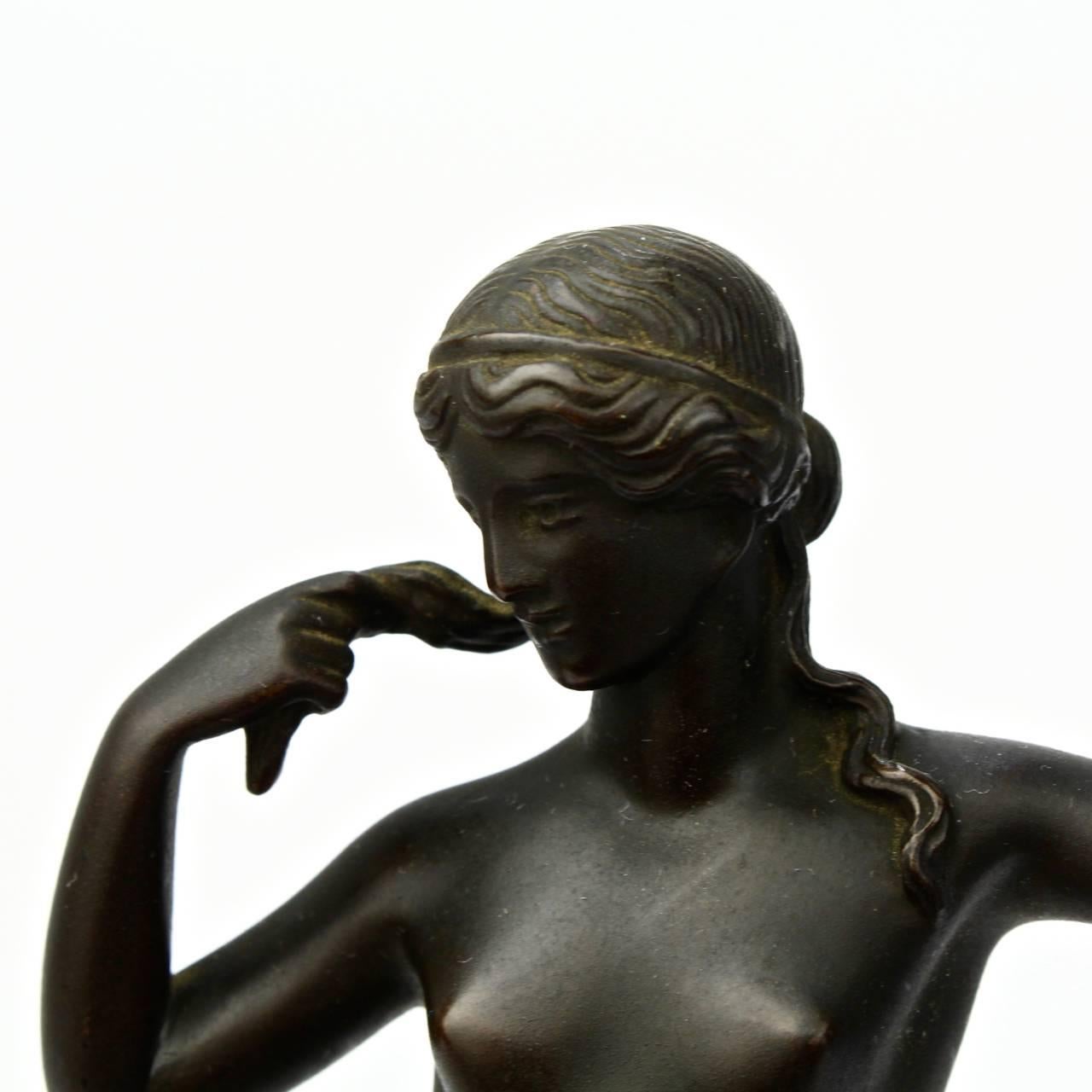 German Grand Tour Bronze of a Venus after the Ancient Greek Model by Polykleitos