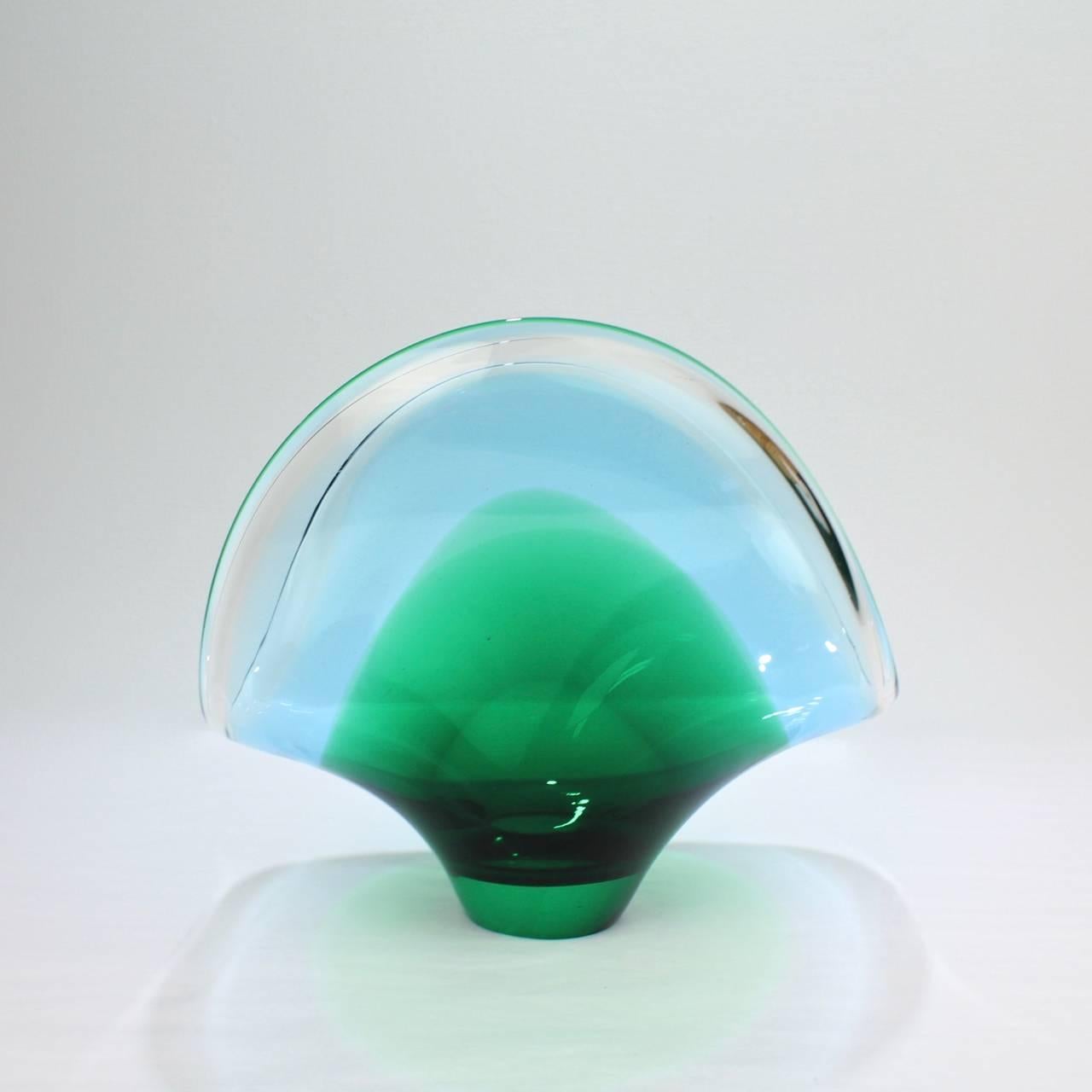 modern glass bowl