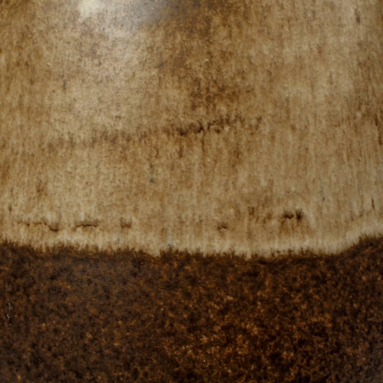 Italian Mid-Century Modern Two-Tone Pottery Vase by Alvino Bagni for Raymor 5