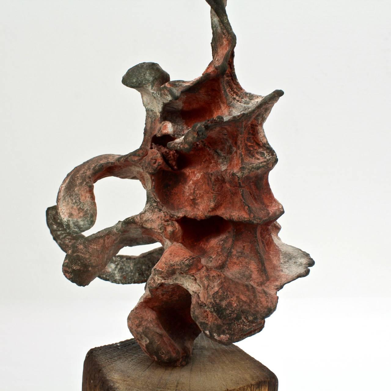 Squeeze Bronze Sculpture by Steve Tobin, 1990s 2