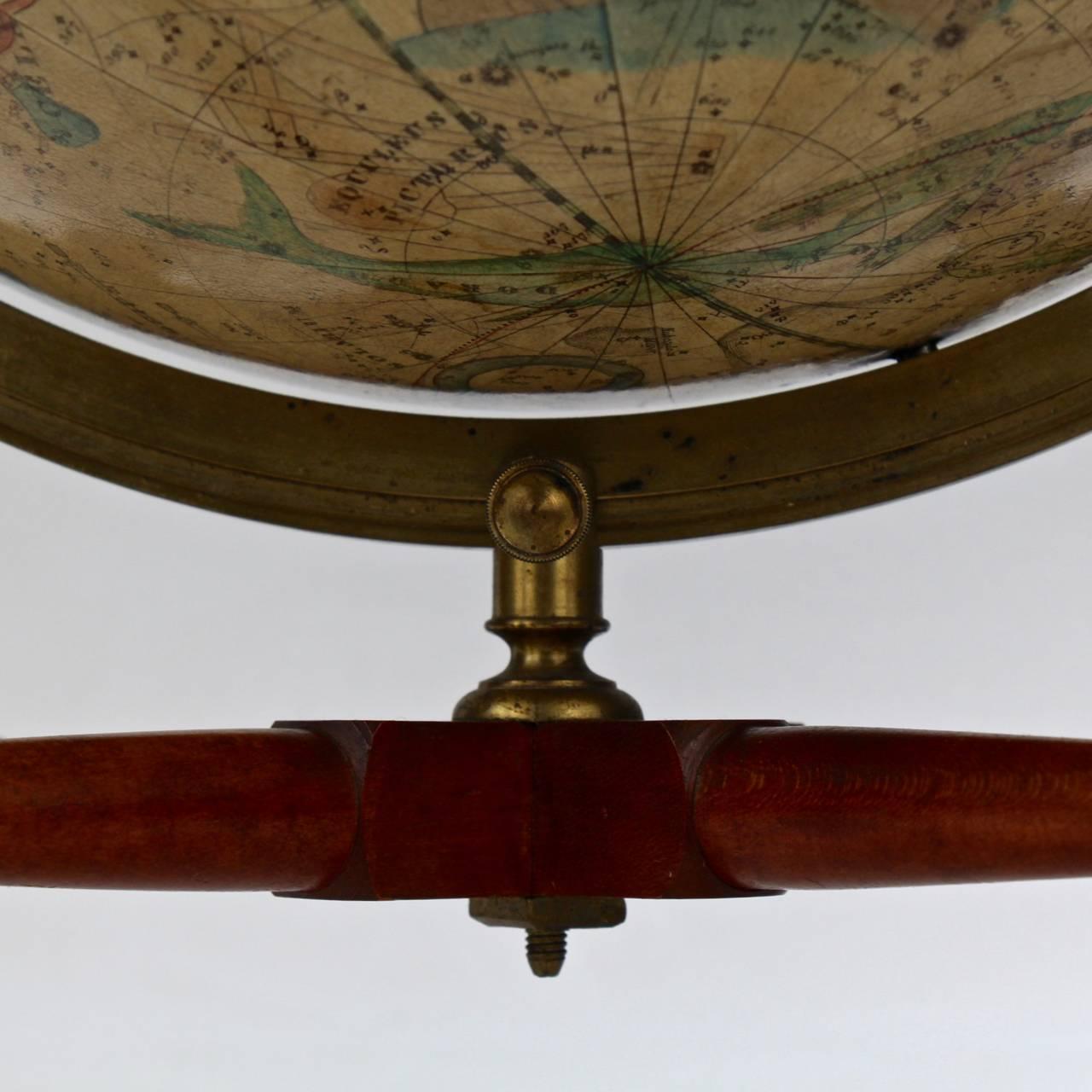 19th Century Franklin Celestial Tabletop Globe by Nims and Company In Good Condition In Philadelphia, PA