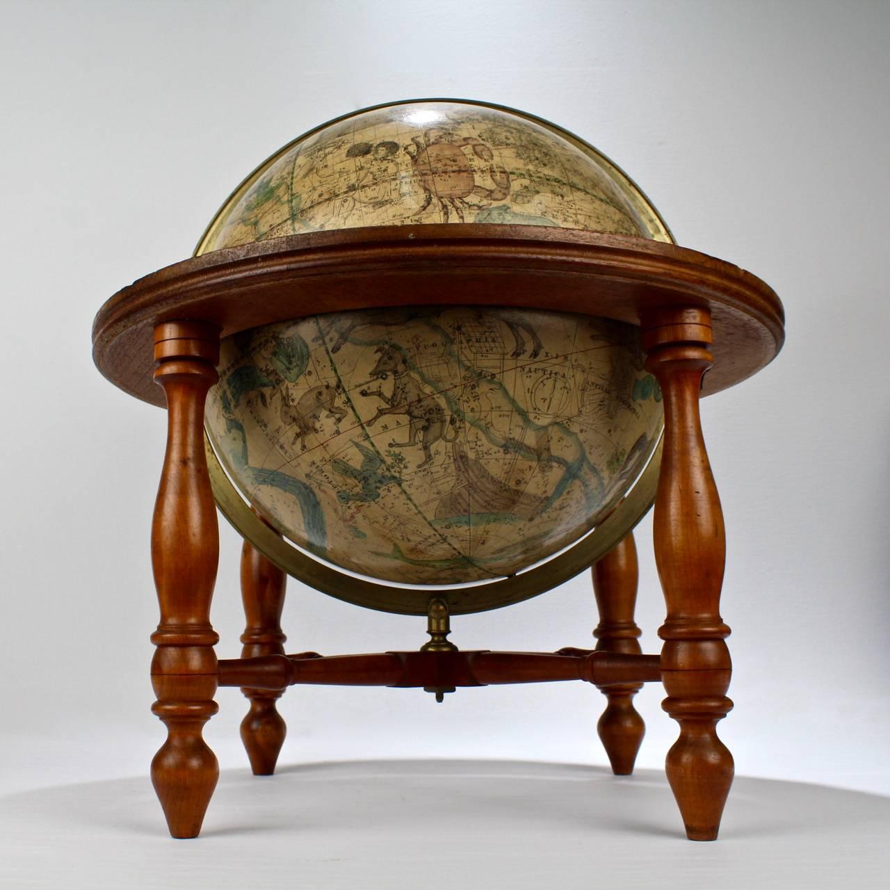 American 19th Century Franklin Celestial Tabletop Globe by Nims and Company