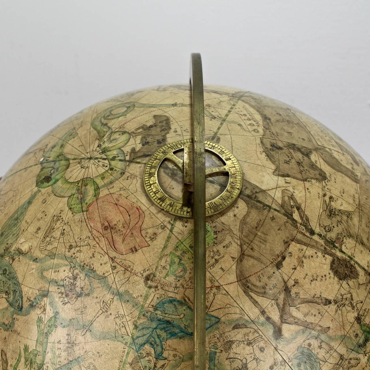 19th Century Franklin Celestial Tabletop Globe by Nims and Company 2