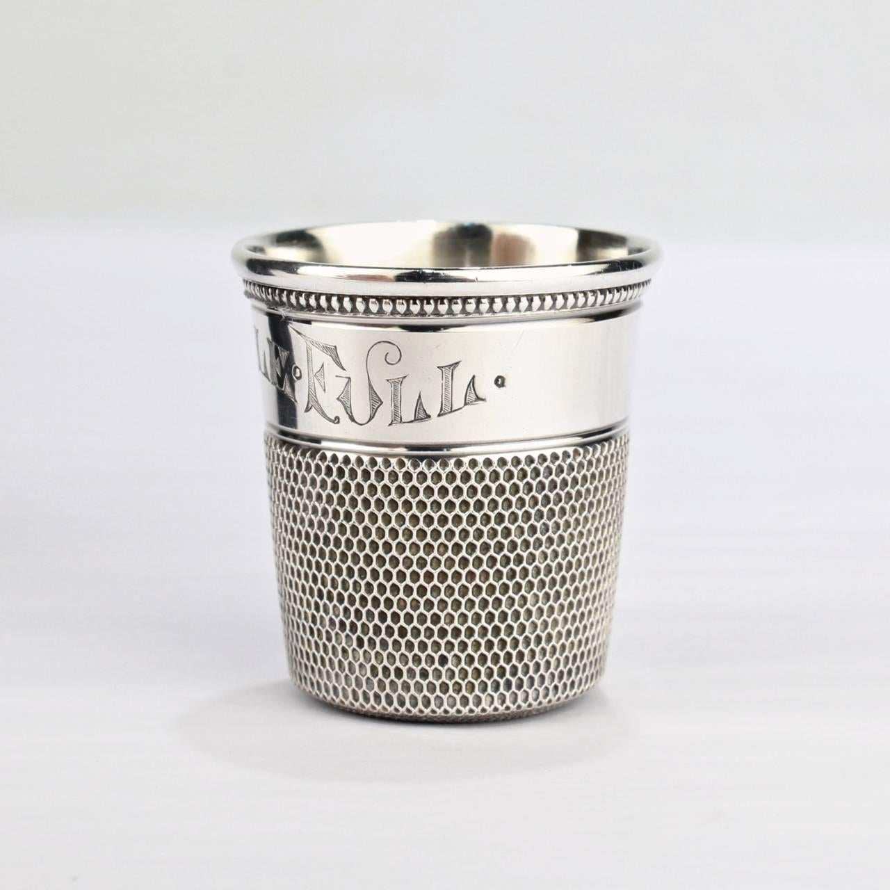 thimble shot glass