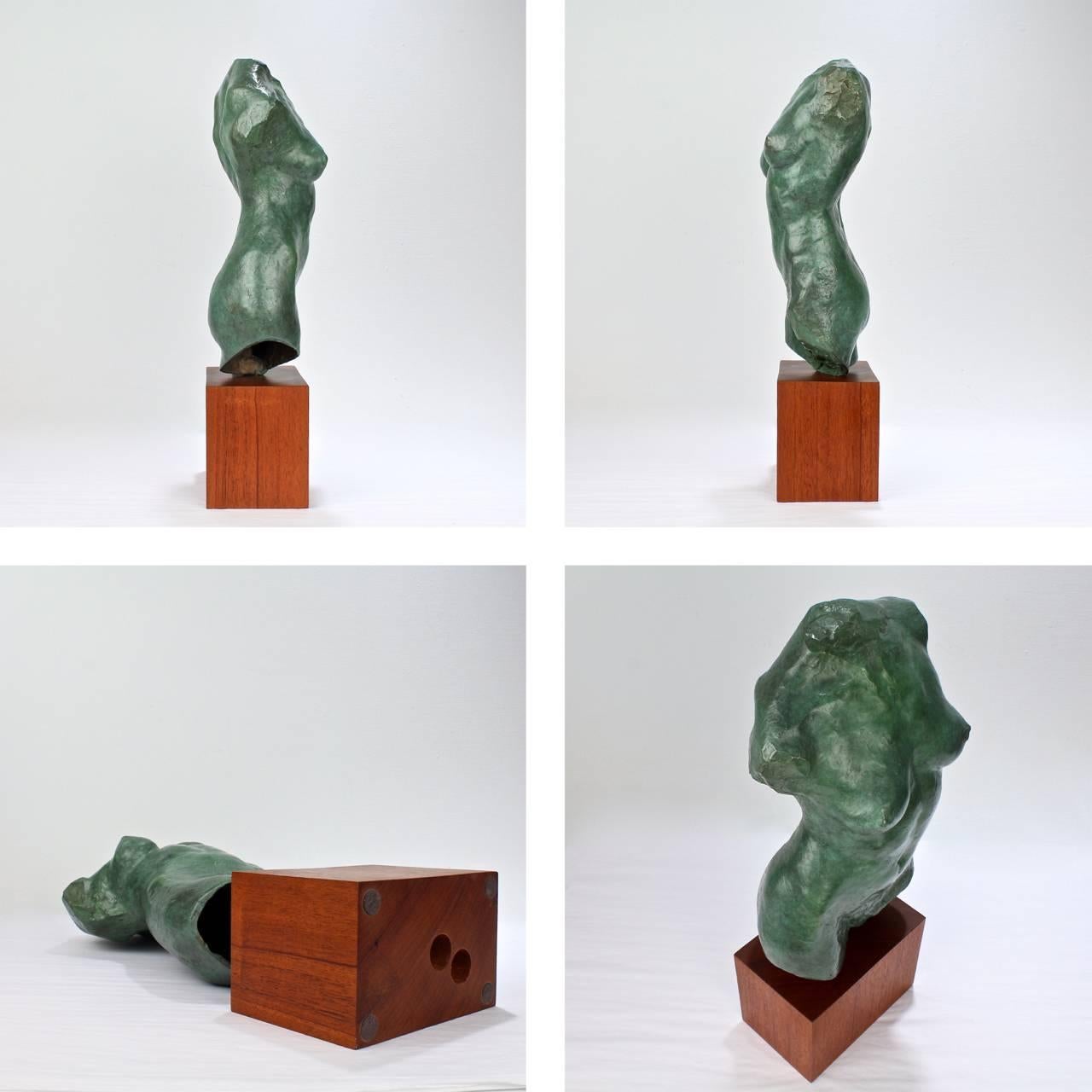 Cassiopeia, a Nude Female Torso Bronze Sculpture by Julia Levitina, 2009 In Good Condition In Philadelphia, PA