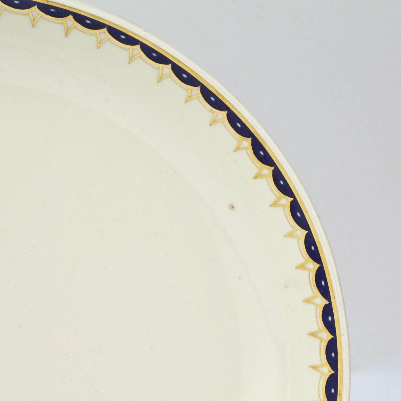 Set of Three Early 19th Century Wedgwood Creamware Pattern No. 892 Serving Bowls For Sale 1