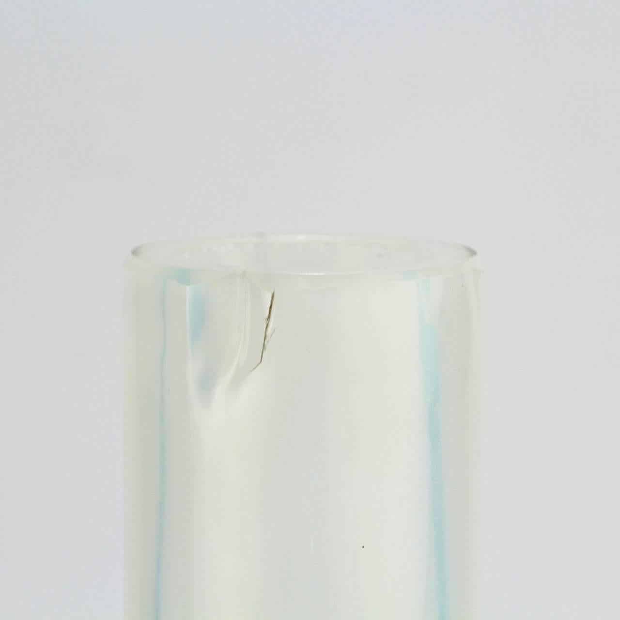 Flaschenvase aus Muranoglas Bianco & Murrine von Ermanno Toso für Fratelli Toso im Angebot 3