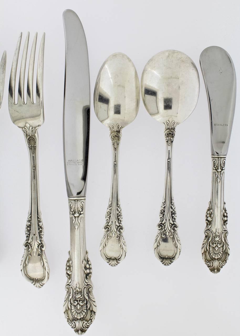 wallace sterling silver sir christopher flatware