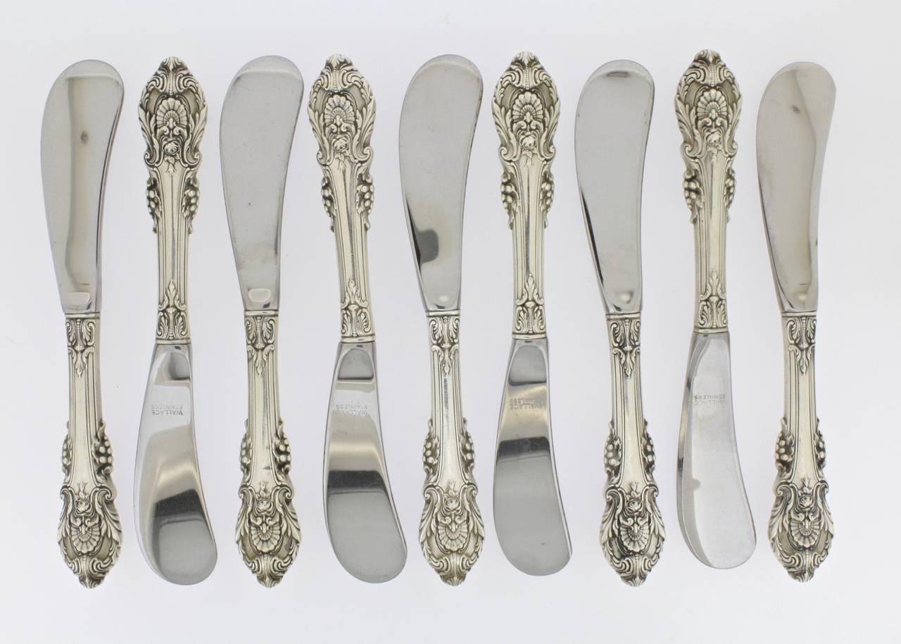 75-Piece Sir Christopher Sterling Silver Flatware Set by Wallace Silversmiths 2