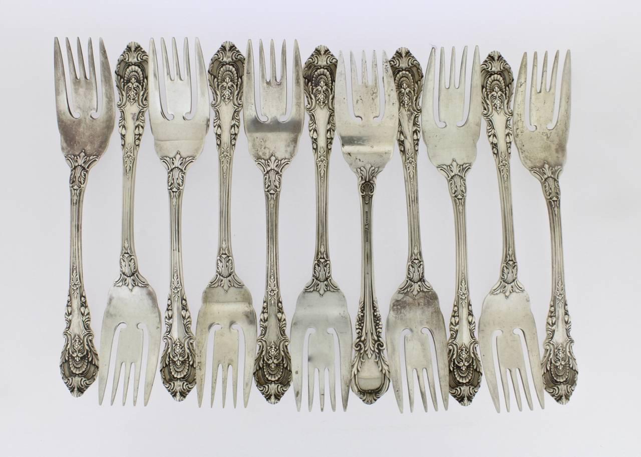 American 75-Piece Sir Christopher Sterling Silver Flatware Set by Wallace Silversmiths