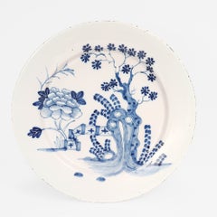 Antique Dutch Delft Chinoiserie 14" Charger or Serving Tray