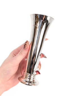 Asprey & Garrard Sterling Silver Poppy Vase, 1998