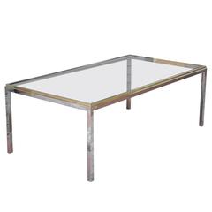 Dining Room Consist of Four Chairs, Two Armchairs and One Table by Willy Rizzo