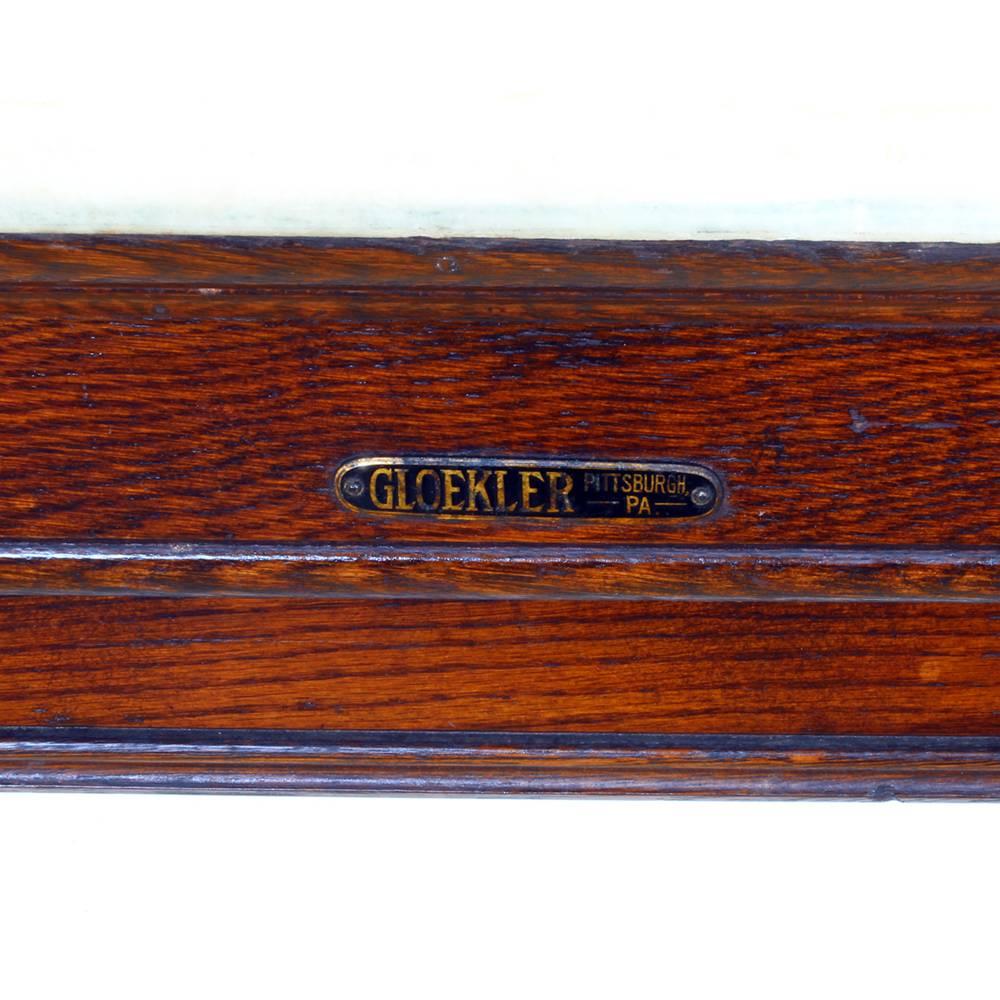 Early 20th Century Marble-Topped Butcher Case 2