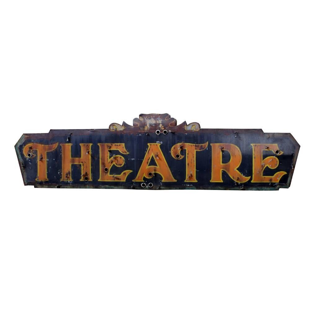20th Century McBreen Building Theater Sign