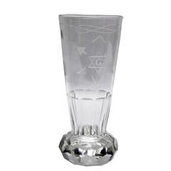 Hand Etched Masonic Ceremonial Crystal Glassware