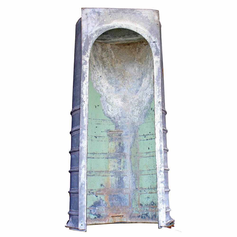 Early 20th Century French Zinc Shower and Iron Tub 2