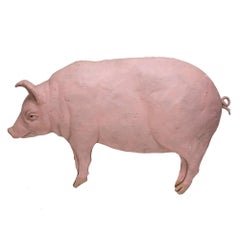 Early 20th Century Butcher's Pig
