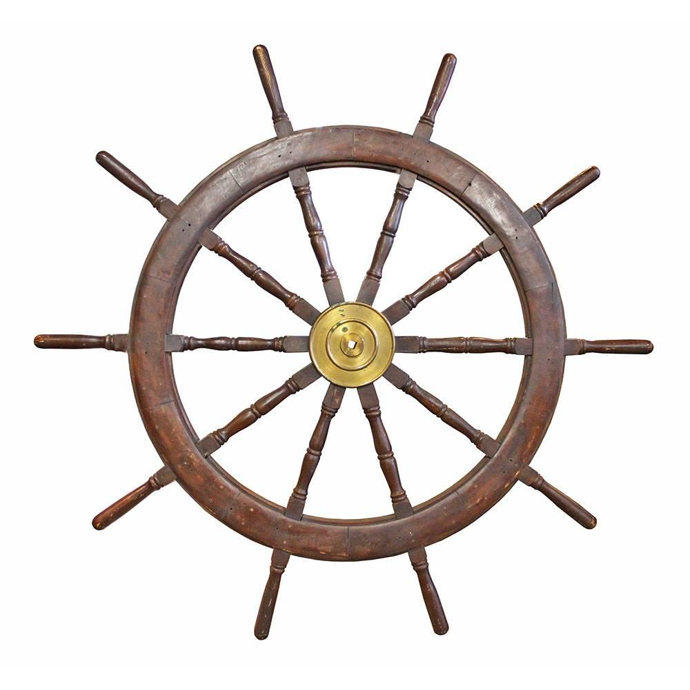 20th Century Ship's Wheel