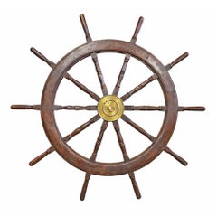 20th Century Ship's Wheel