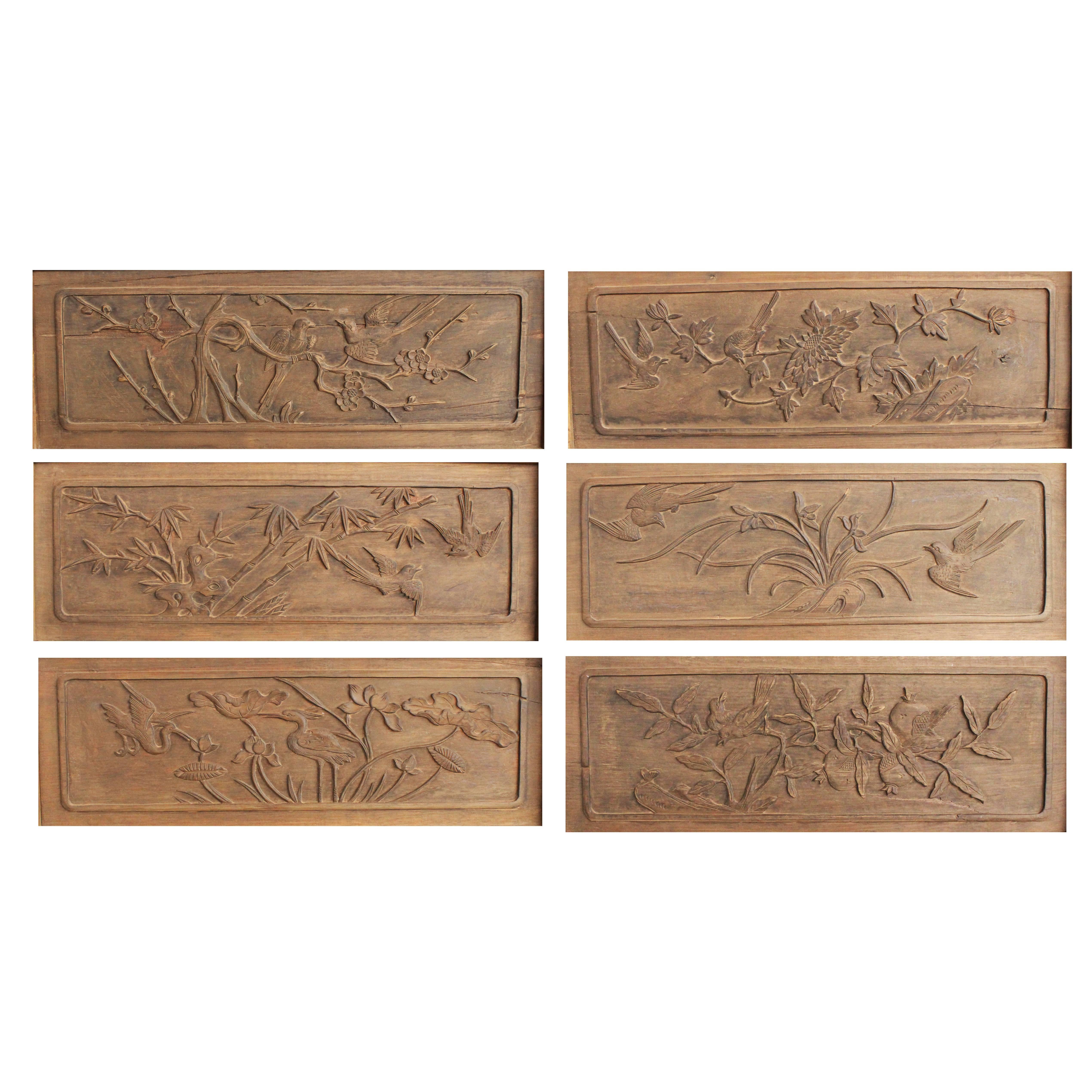 Other Set of Six Chinese Style Screens For Sale