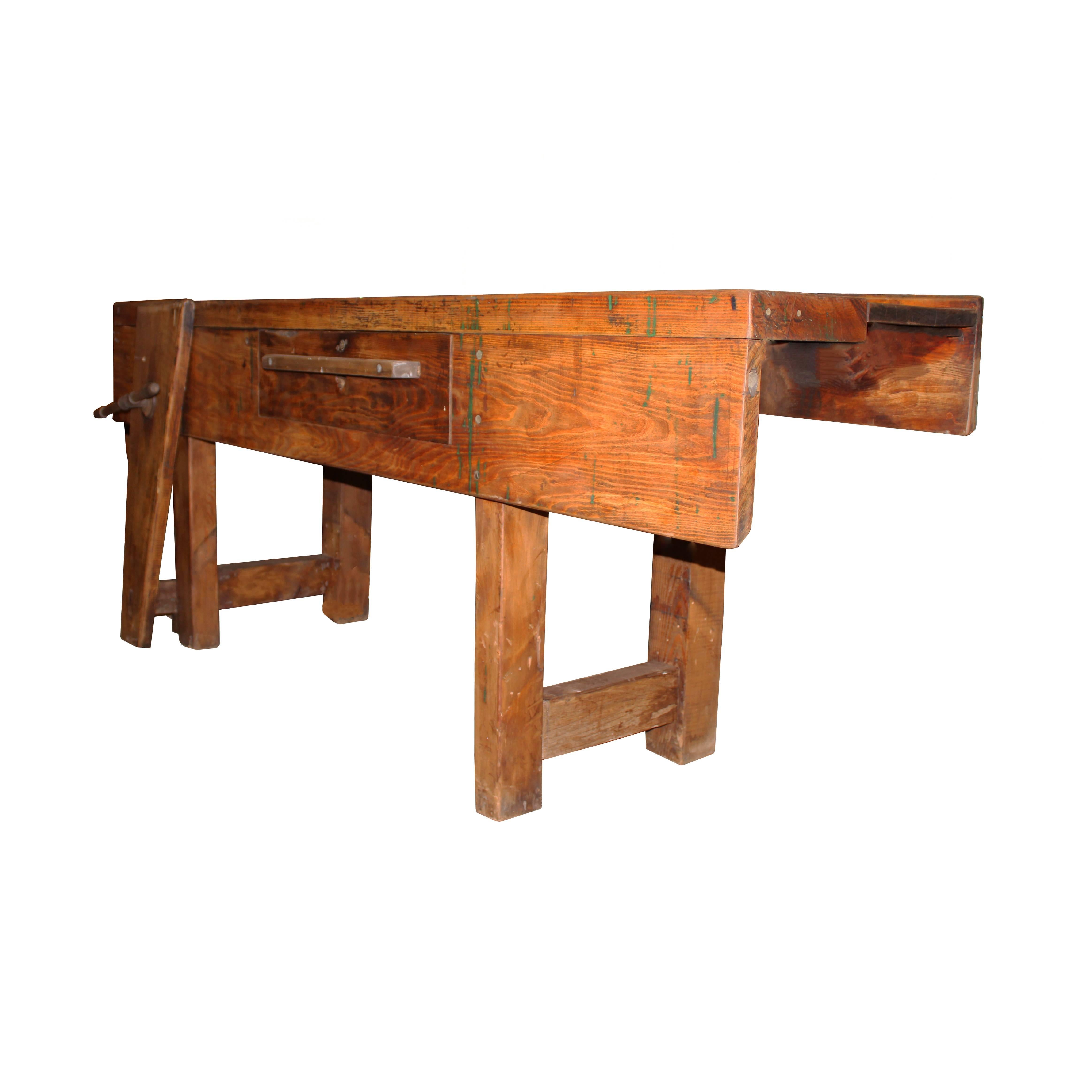 Industrial Primitive Carpentry Workbench
