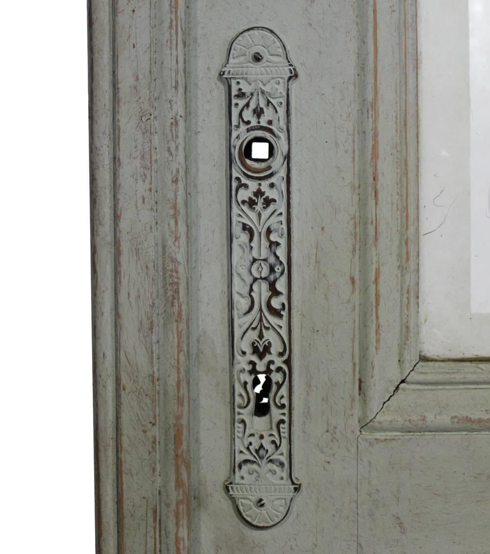 Aesthetic Movement 19th Century European Etched Glass Doors