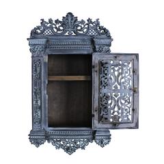 Rococo Revival Brass Key Box
