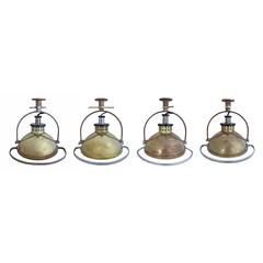 Set of Four Naval Surplus Surgical Lights 1