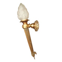 Beaux-Arts Torch Sconce