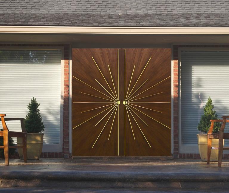 Ray Burst Double Entry Door In Any Size Or Specification For Sale