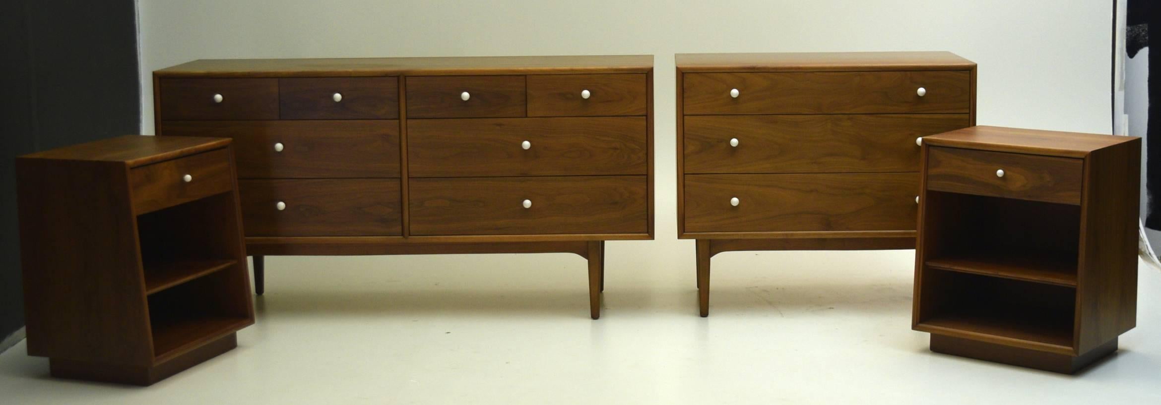 Mid-Century Modern Nightstands by Kipp Stewart for Drexel