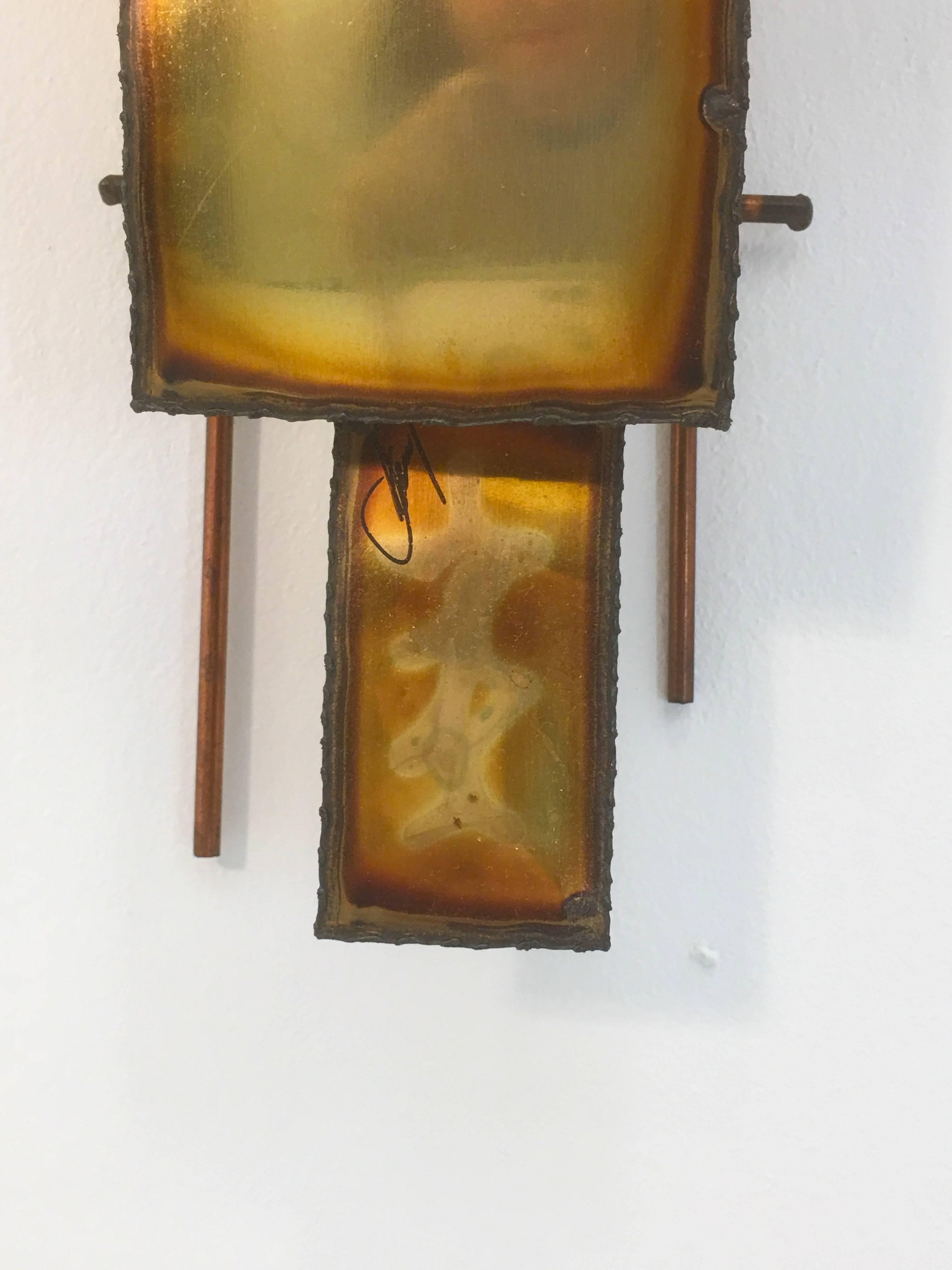 Brutalist Wall-Mounted Sculpture by Curtis Jere In Excellent Condition In South Charleston, WV