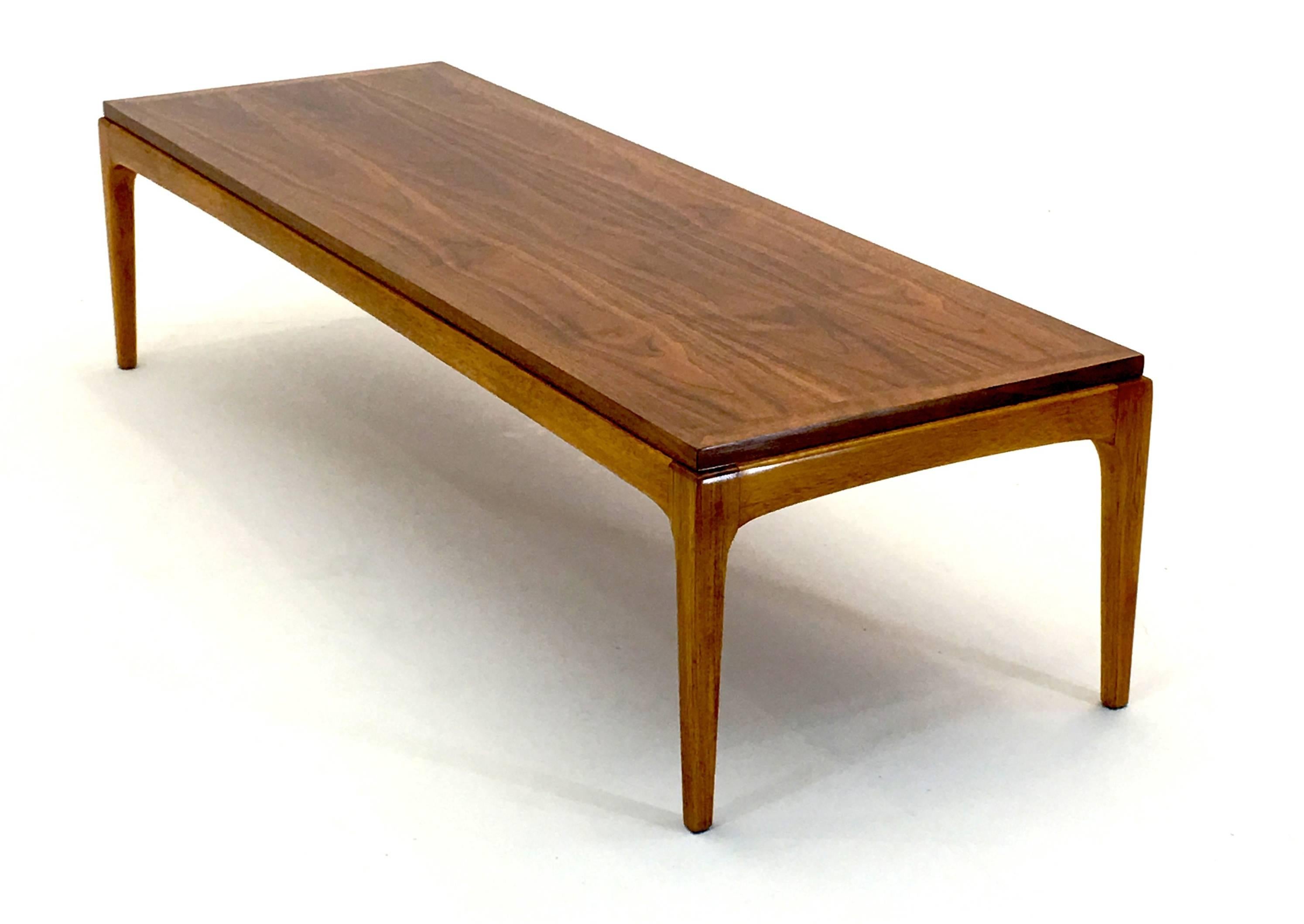American Three-Piece Living Suite of Tables by Lane in Walnut, 1966