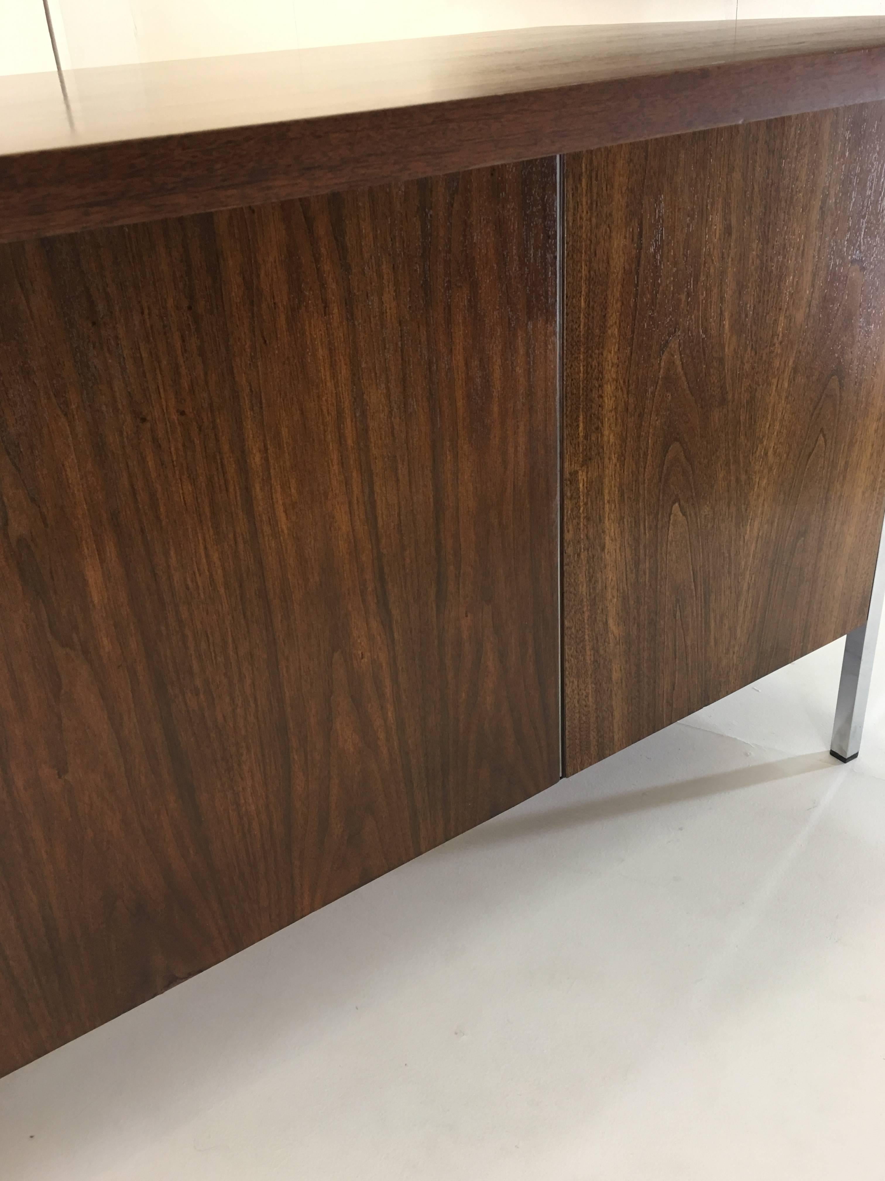 North American  Exquisite 1952 Walnut Executive Desk by Florence Knoll for Knoll Associates