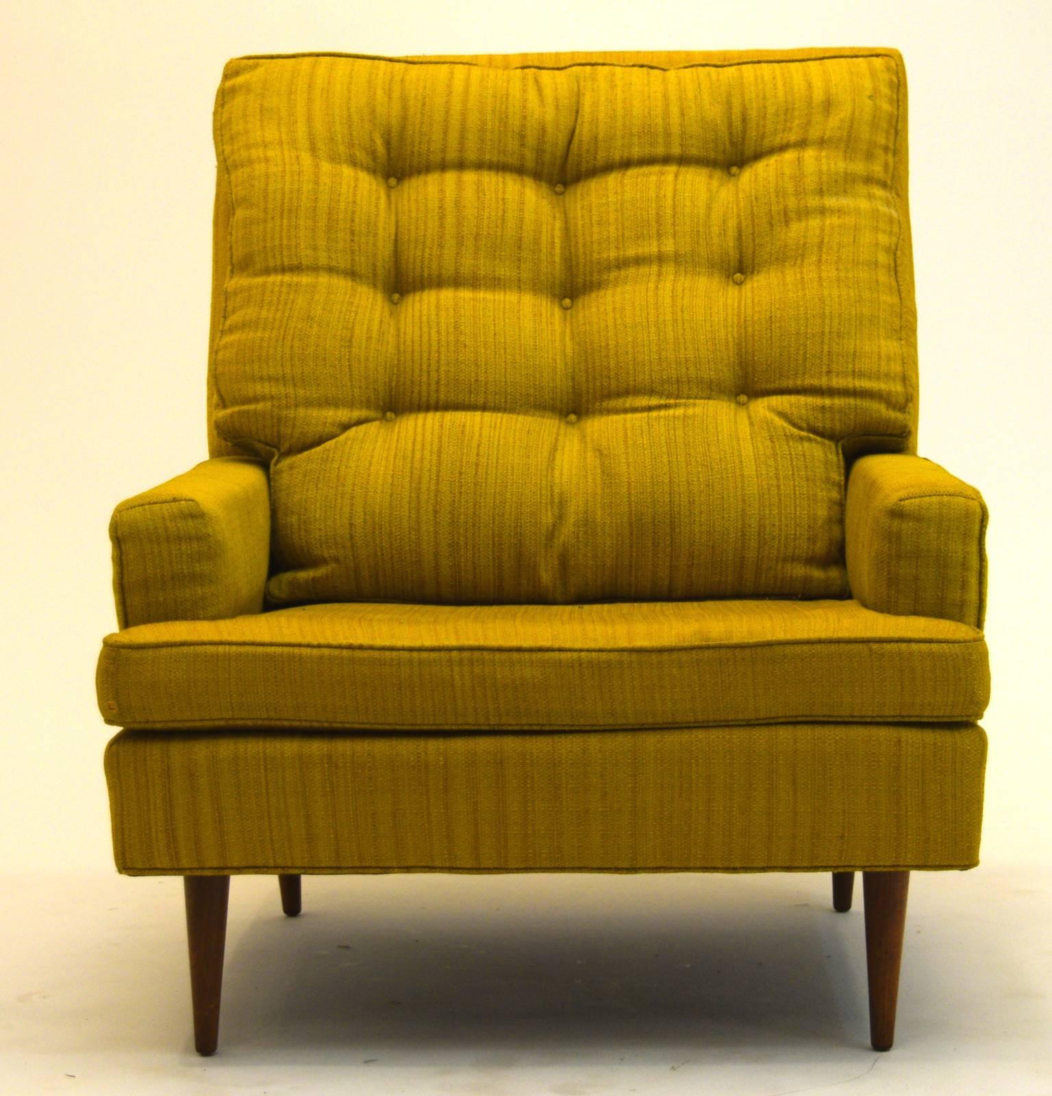 Mid-Century Modern Large Lounge Chair by Milo Baughman