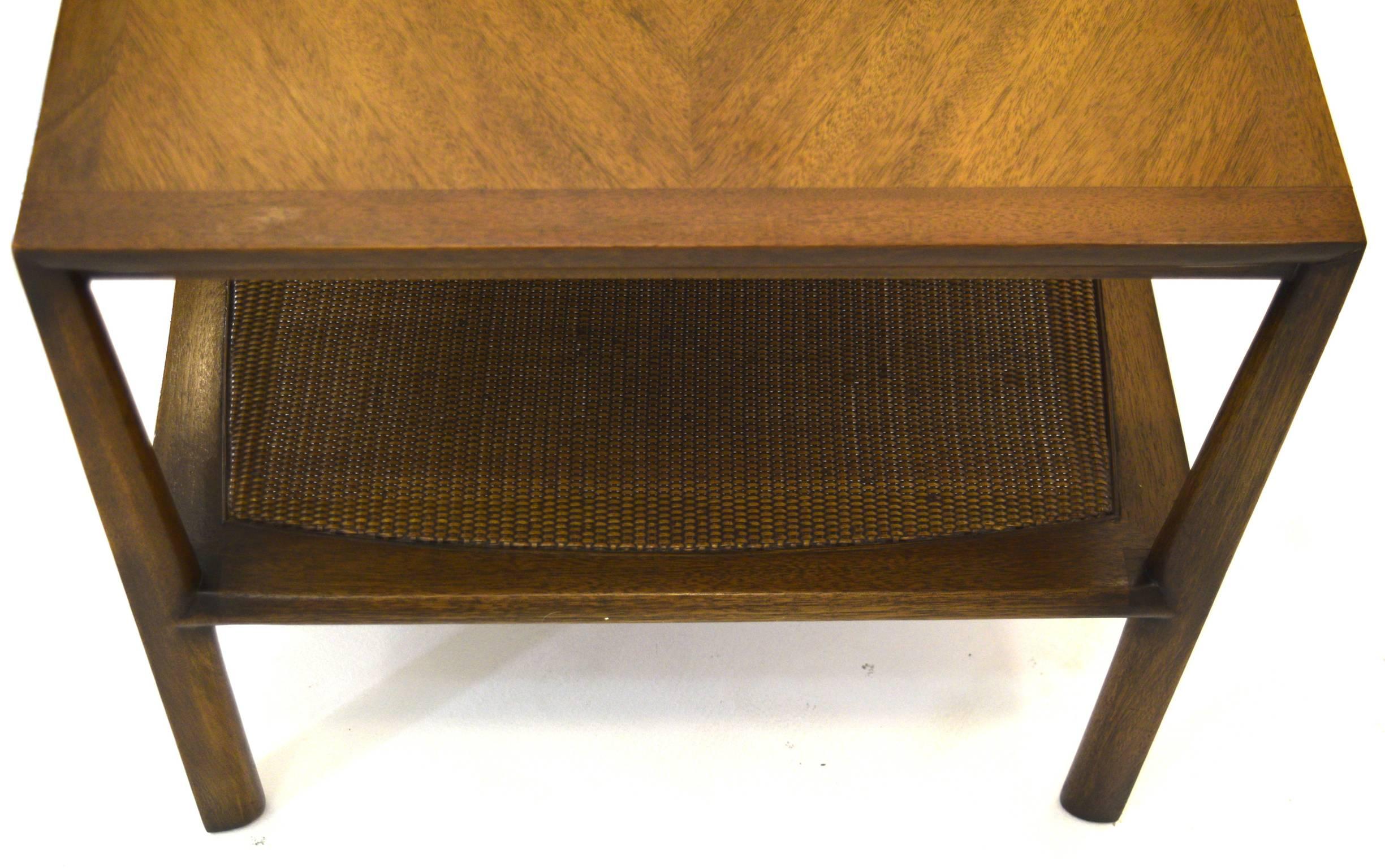 American Bookmatched Walnut Table by John Widdicomb