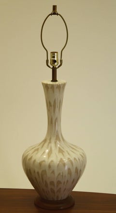 Großes Paar keramischer Tischlampen von Phil-Mar Sandel