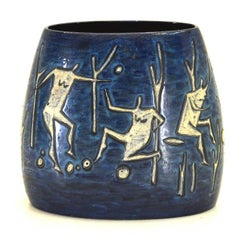 Mid Century ceramic vase by Gianni Tosin
