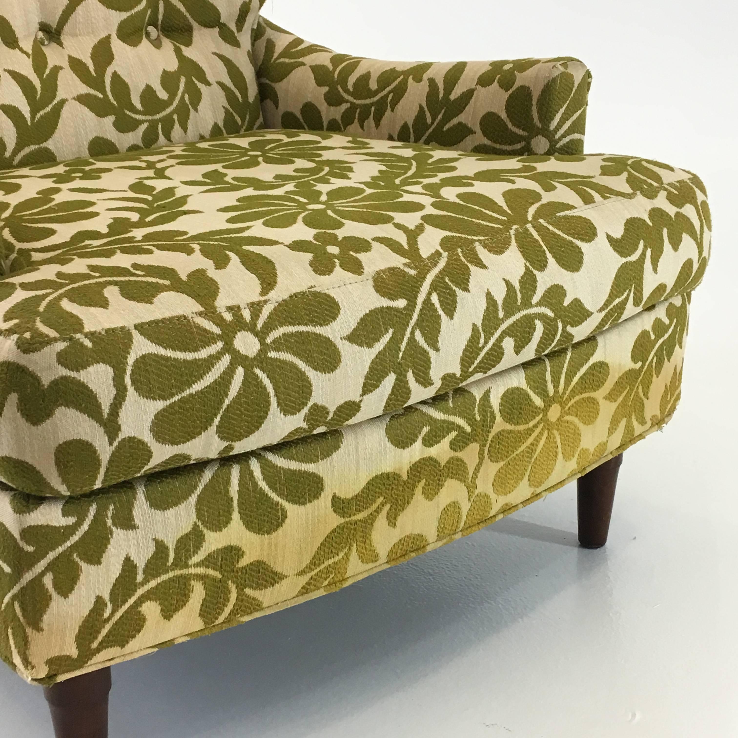 Low Profile Selig Armchair for Reupholstery In Excellent Condition In South Charleston, WV