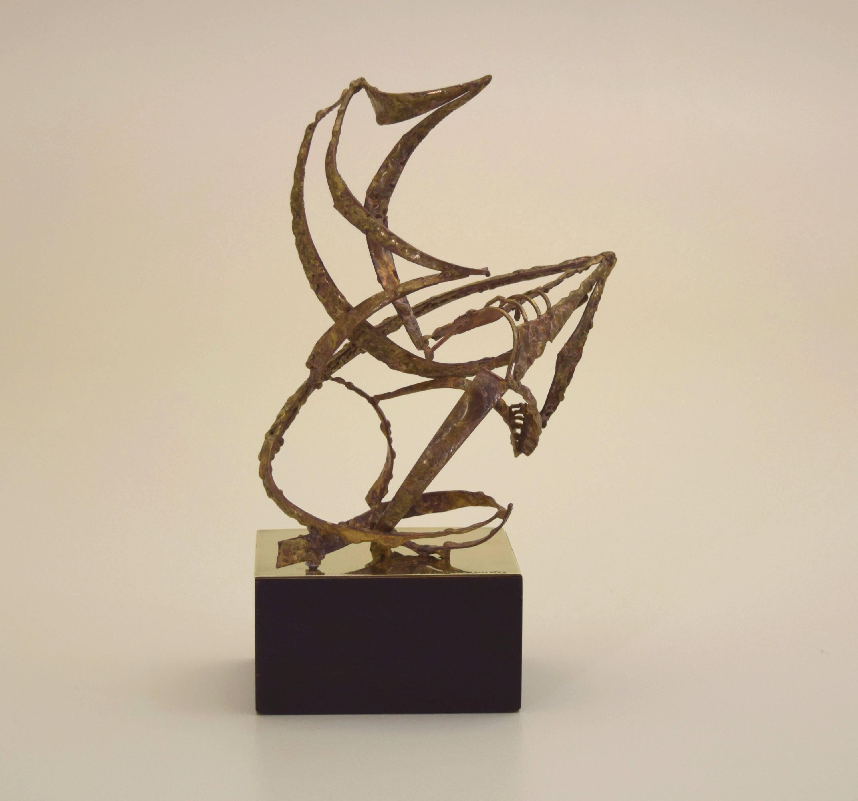 Abstract Modernist Sculpture by Juan Nickford In Excellent Condition In South Charleston, WV