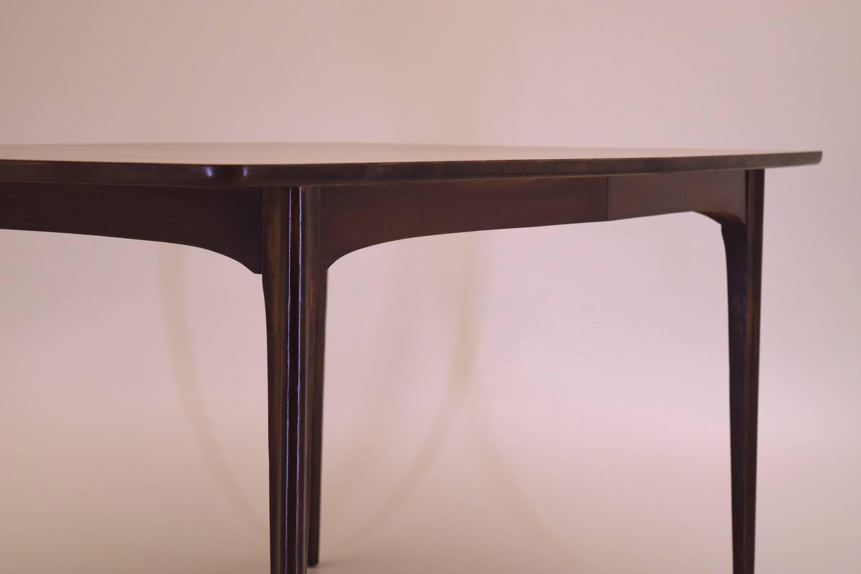 Walnut Dining Table with Extension Leaf 1