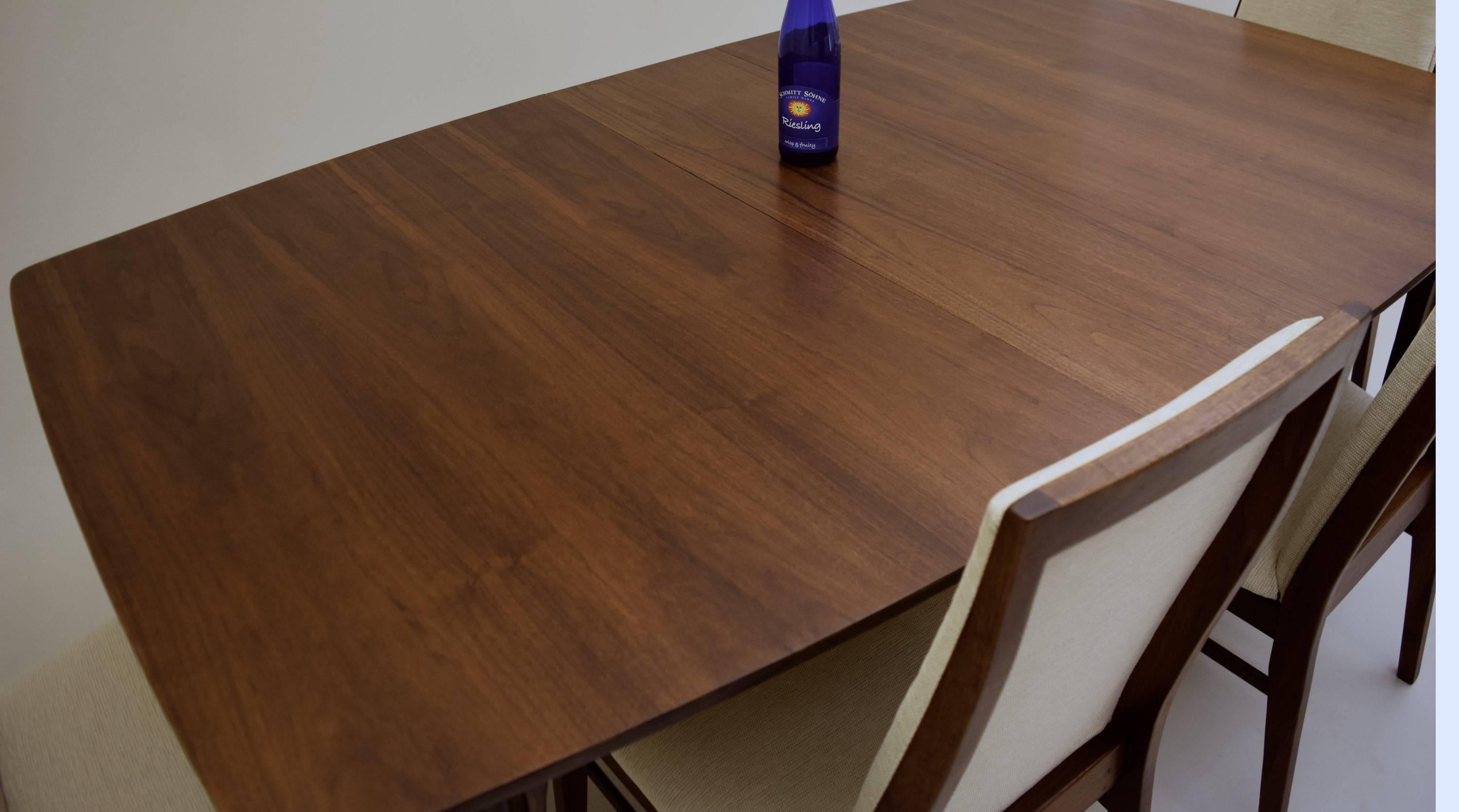 Walnut Dining Table with Extension Leaf 2