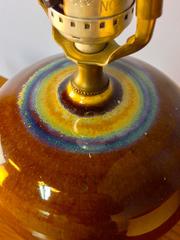 1970s Unique Studio Pottery Table Lamp by David Greenbaum