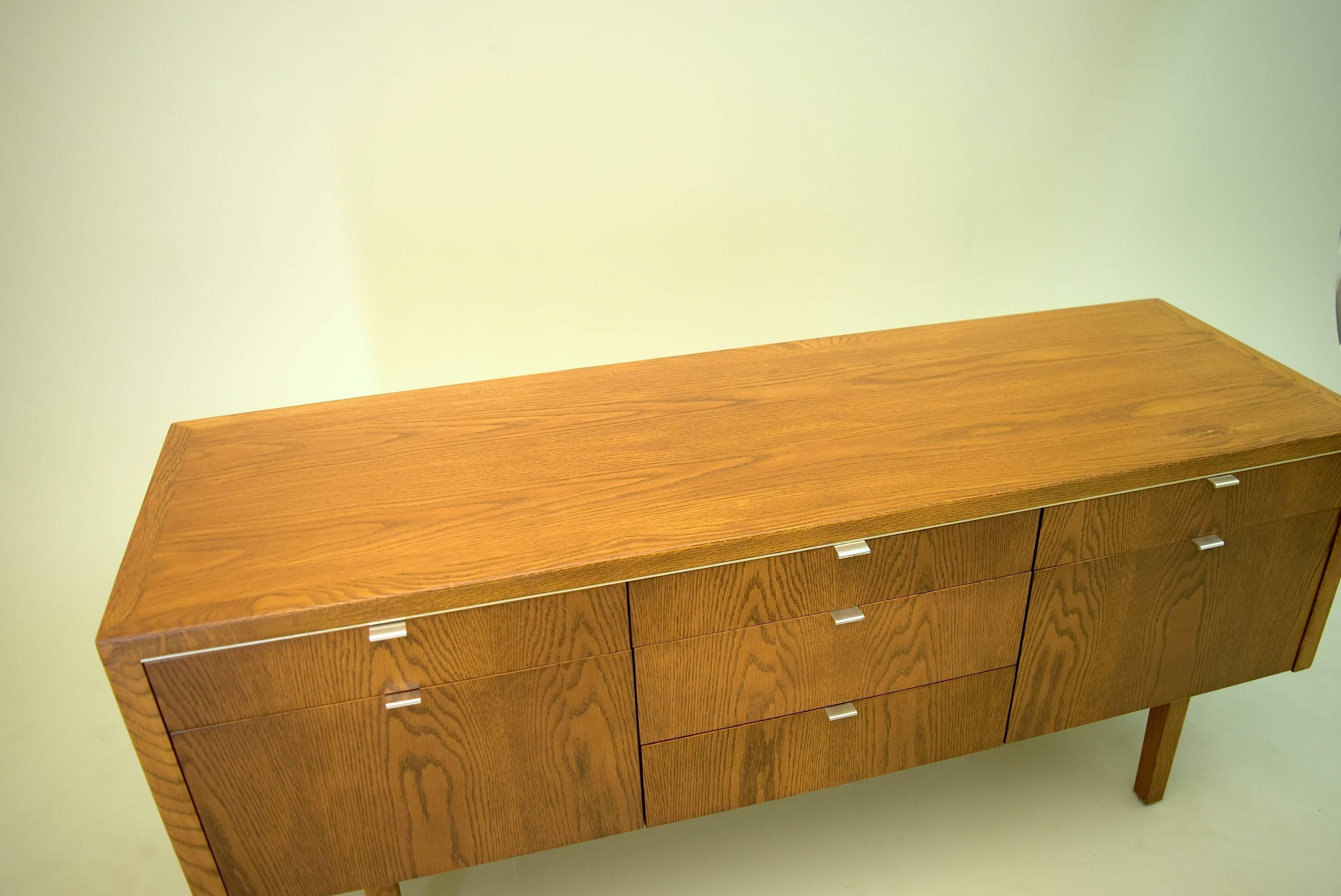 American Reserved: Domore Desk by Davis Allen for Domore in Red Oak