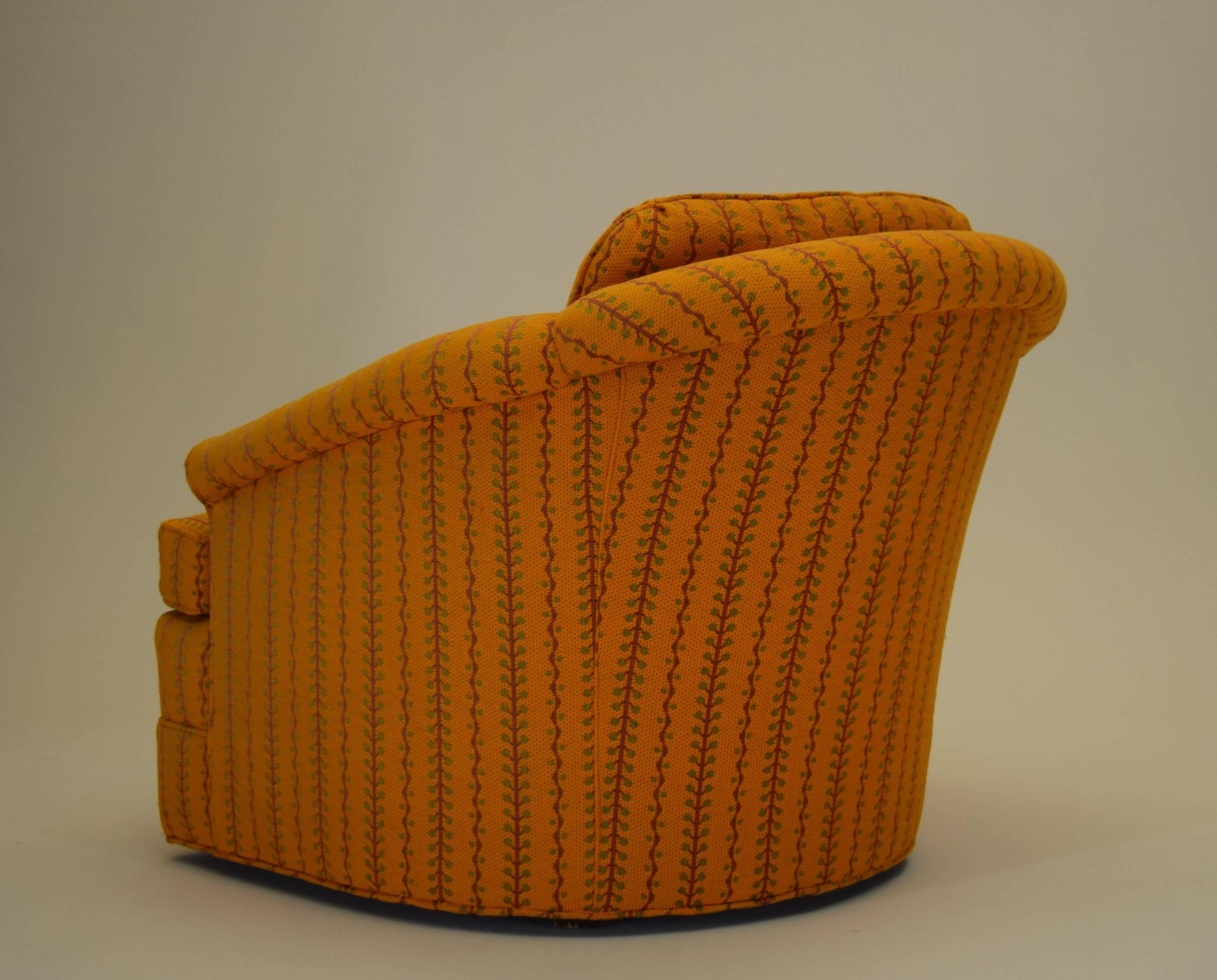 Club Lounge Bucket Chair by Kay Lambeth for Erwin-Lambeth, circa 1964 In Good Condition In South Charleston, WV