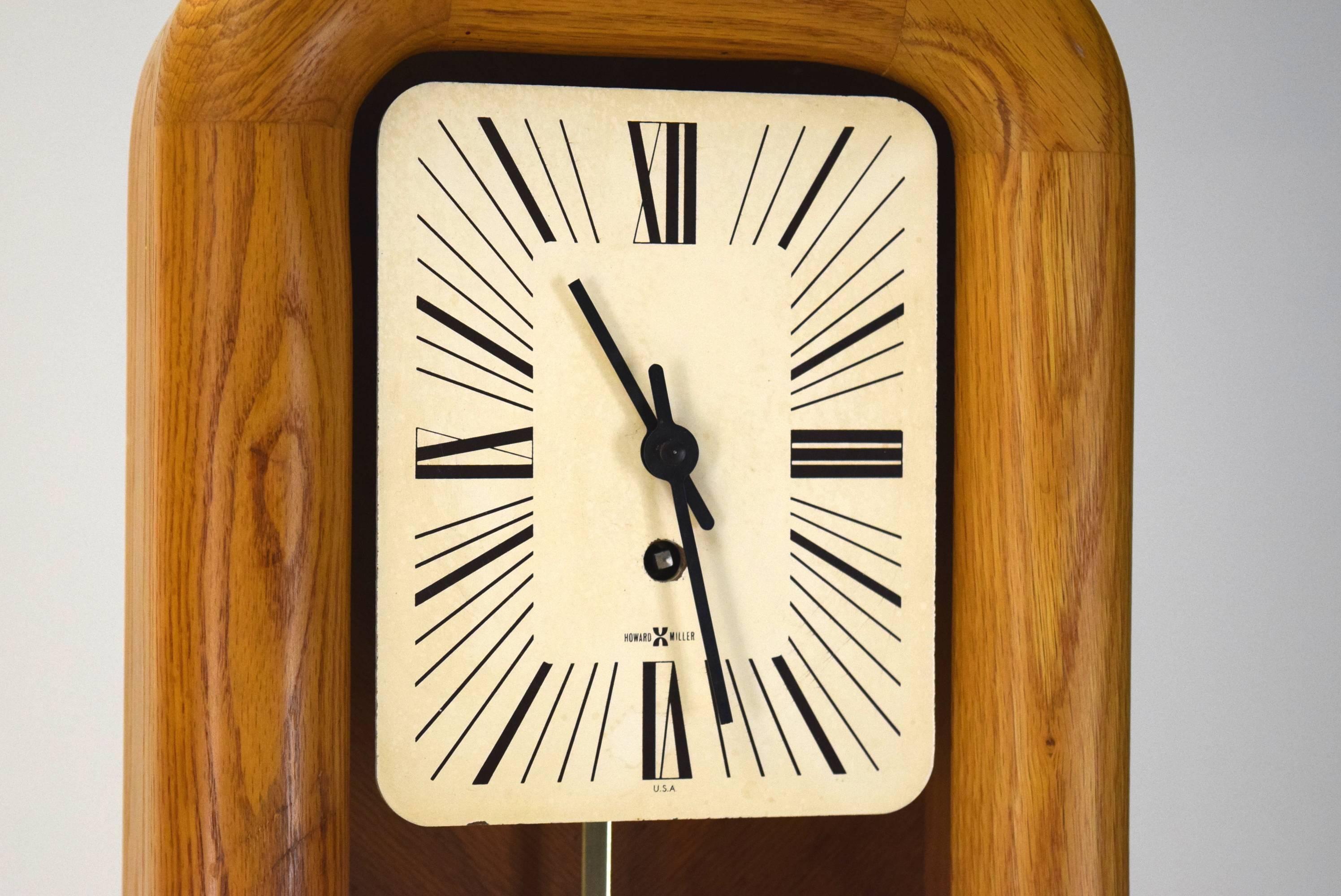 Montage of Three Vintage Wall Clocks by Howard Miller 1